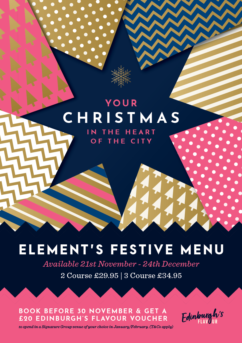 Element Festive Menu View Online 8th November 2022